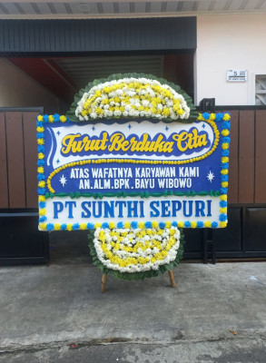 Papan Bunga Duka di Aek Songsongan