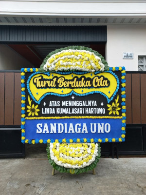 Papan Bunga Duka di Aek Songsongan